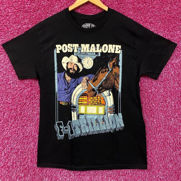 Post Malone F-1 Trillion Album Cowboy T-Shirt Large - Picture 1 of 4